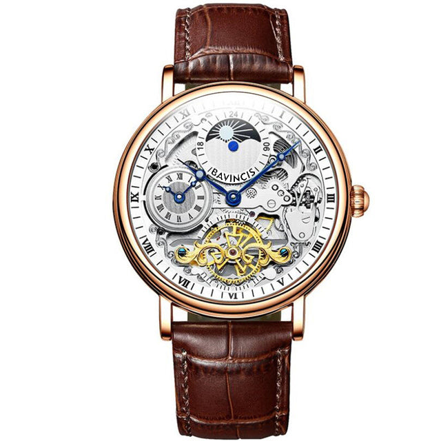 Bavincis Marcia Rose Gold and Brown I Automatic Watch - BAVINCIS