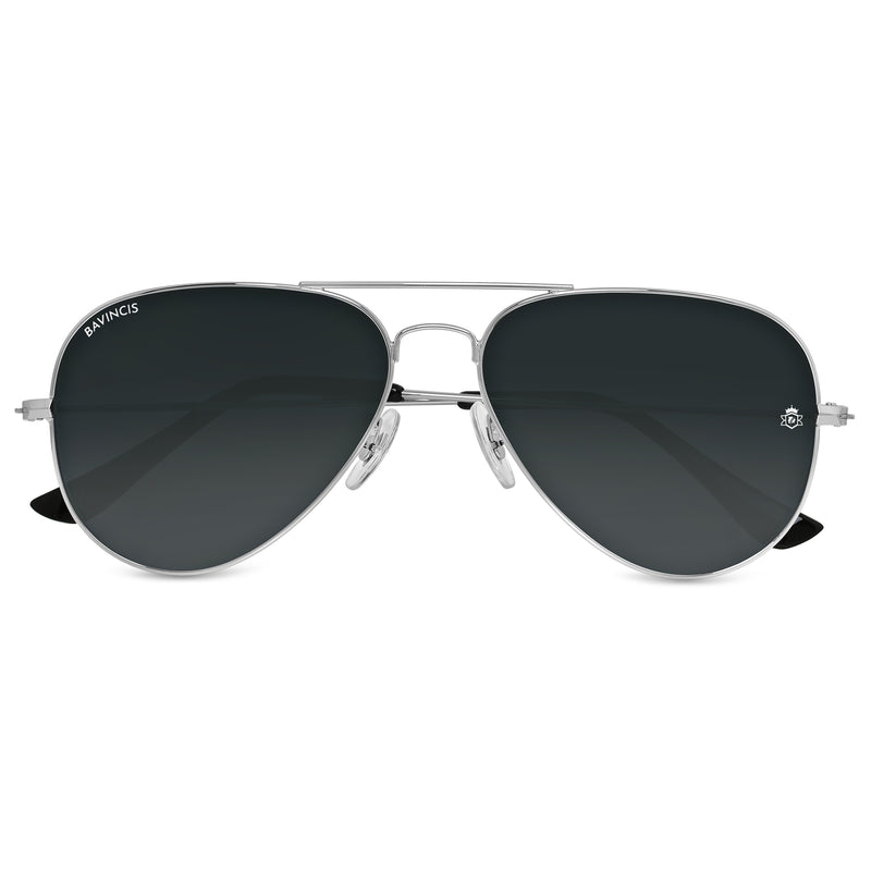 Bavincis Tommy Silver And Black Edition Sunglasses