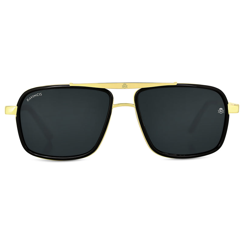 Bavincis Stanly D11 Gold And Black Edition Sunglasses - BAVINCIS