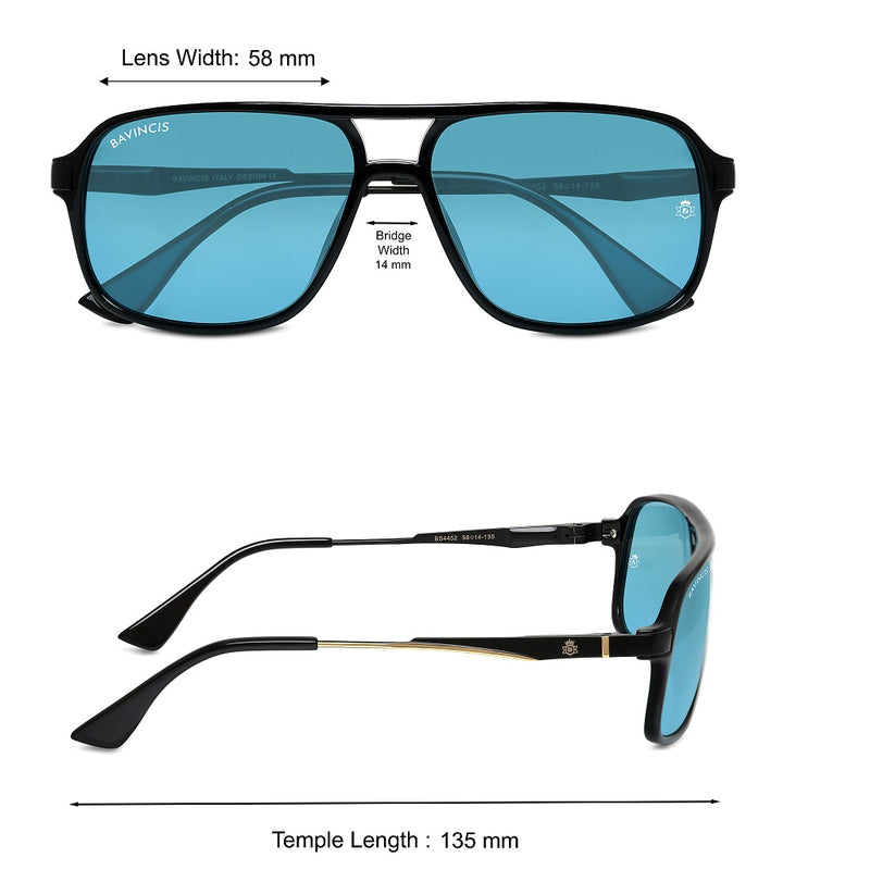 Bavincis Rebel Black And Blue Edition Sunglasses - BAVINCIS