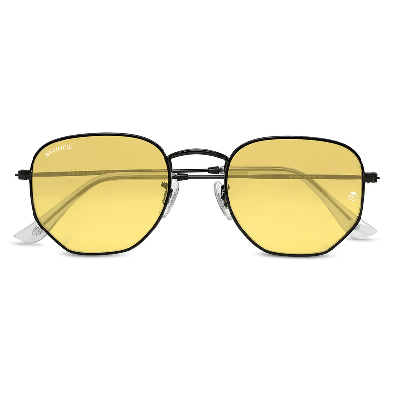 Bavincis Gemini Black And Yellow Edition Sunglasses