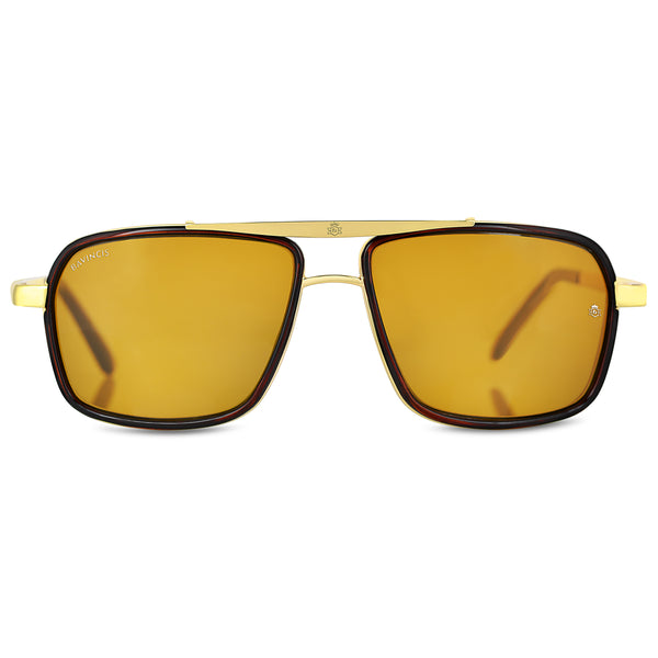 Bavincis Stanly D11 Gold And Brown Edition Sunglasses - BAVINCIS