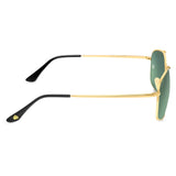 Bavincis Linford Gold And Green Gradient Edition Sunglasses