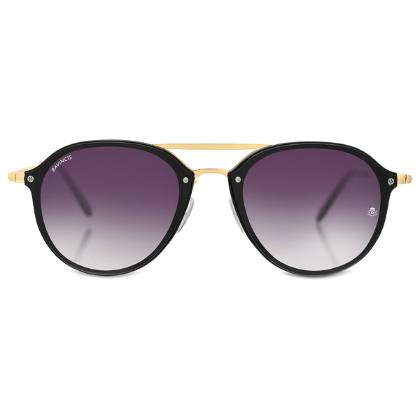 Bavincis Walker Gold And Grey Gradient Edition Sunglasses - BAVINCIS