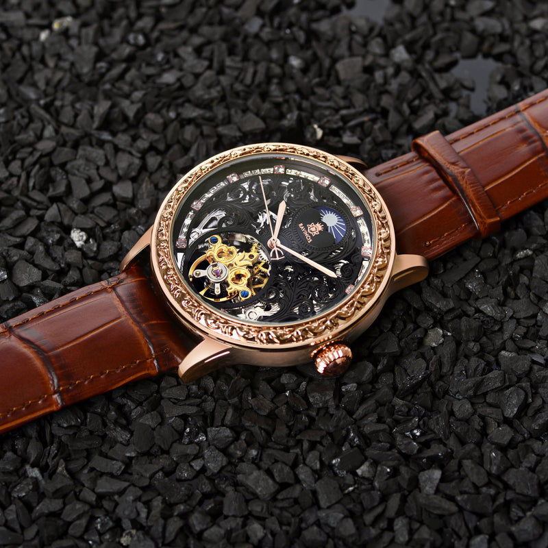 Bavincis Knox Black and Brown I Automatic Watch