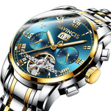 Bavincis Cosmograph Gold and Blue I Automatic Watch - BAVINCIS