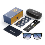 Bavincis Milano Black And Blue Gradient Edition Sunglasses
