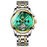 Bavincis Cosmograph Gold and Green I Automatic Watch - BAVINCIS